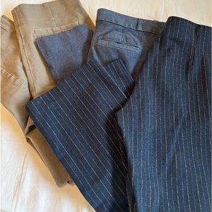 THREE pairs of dress pants (A New Day, GAP, and BANANA REPUBLIC)